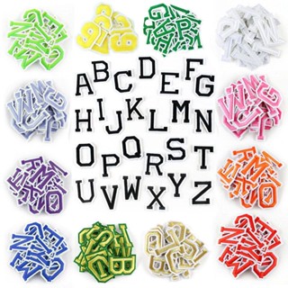 英文字母數字布貼卡通刺繡時尚羽絨服褲孔修復裝飾英文數字布貼卡通刺繡時尚羽絨服牛仔褲破洞修復裝飾 YITM1130