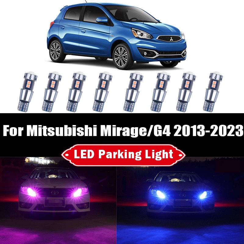 MITSUBISHI 2x LED 停車燈間隙燈 T10 W5W 3030 10 SMD 適用於三菱 Mirage/G4