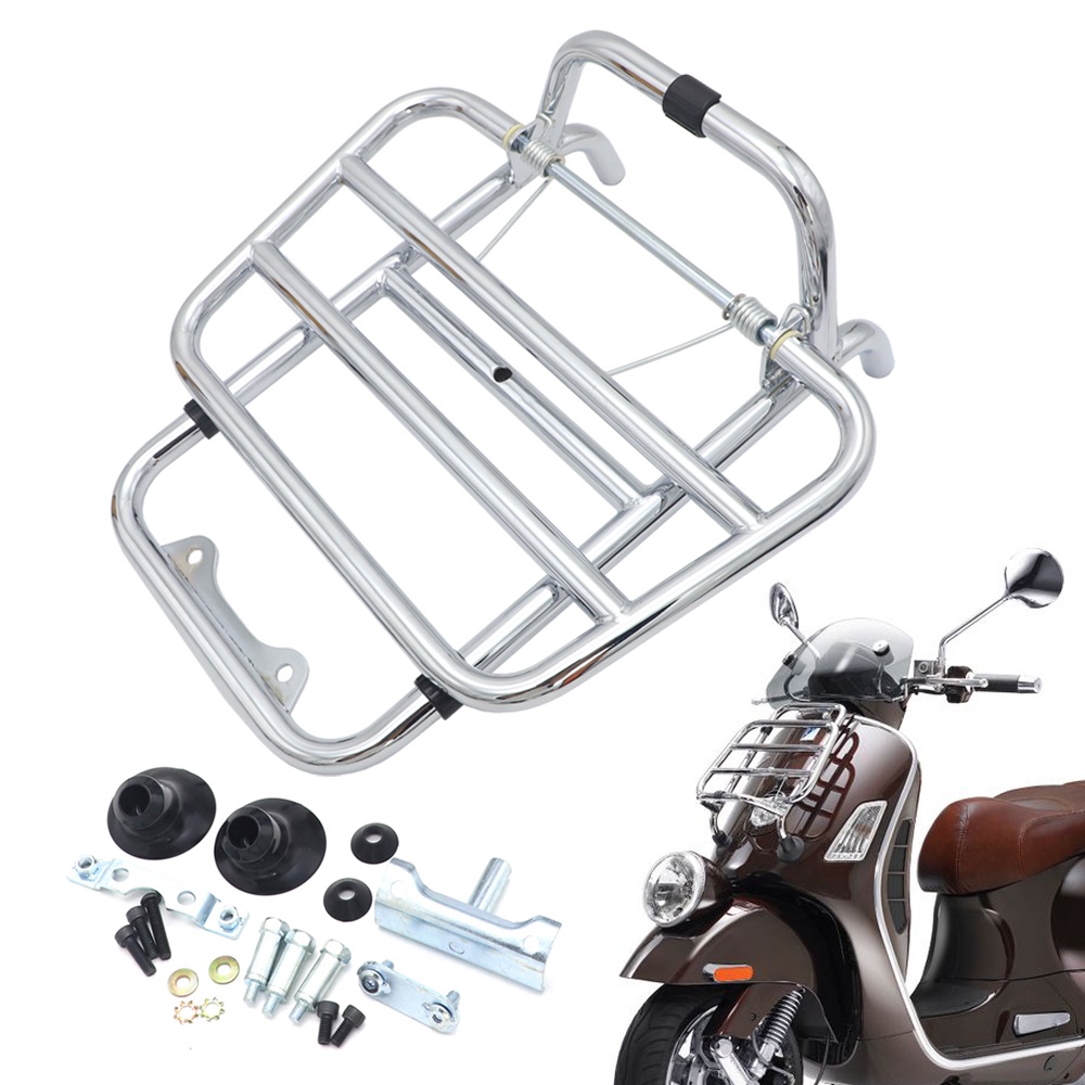 Fobmto 適用於 Vespa GTV 300 六天前行李架支架適用於 GTS 300 Super ABS 2014-