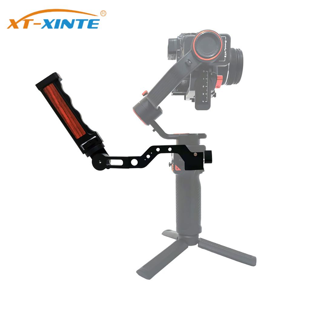 Xt-xinte L 型支架,適用於 Hohem MT2 M6 相機雲台穩定器手柄握把延長件,帶 1/4 3/8 安裝孔