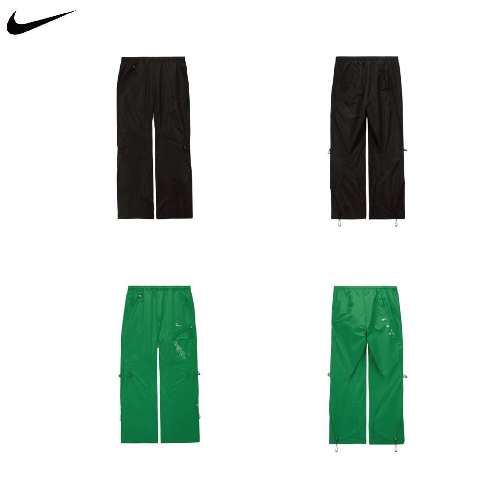 【Fashion SPLY】Nike x Off-White™ 防水風褲 黑色/草綠  DV4453
