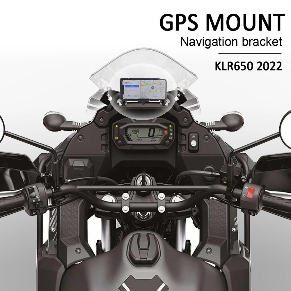 KAWASAKI 全新摩托車配件支架支架手機手機 GPS 板支架手機支架 USB 適用於川崎 KLR650 klr 65