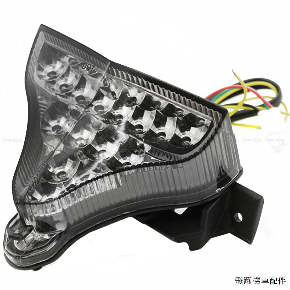 山葉配件適用於雅馬哈YZF R1 LED後尾燈刹車燈轉向燈總成一體防水防跟車