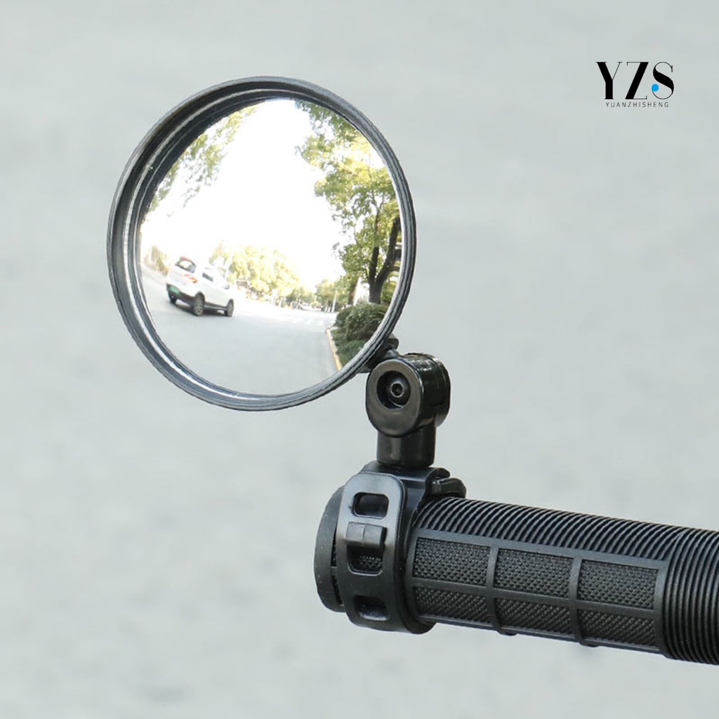 [登拓運動]95/75/50mm凸面鏡 腳踏車後照鏡 前把綁帶固定亞克力鏡面騎行反光鏡（頻道）