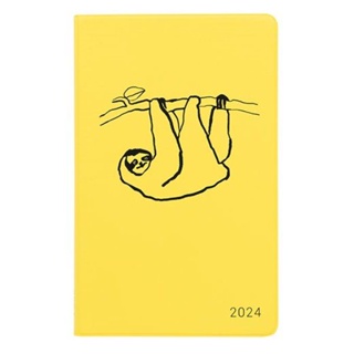 2024 日本 Greeting Life Slow Journal+ 手帳/ A6/黃 eslite誠品