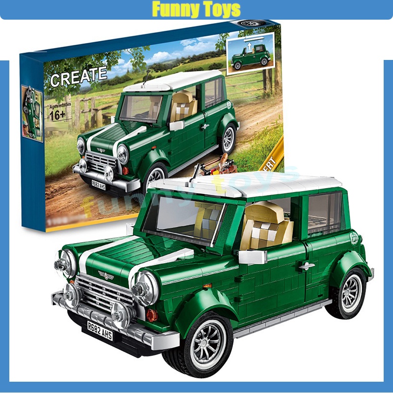 Mini Cooper MK VII汽車積木10242積木拼裝積木(1070+/PCS)模型玩具成人兒童禮物