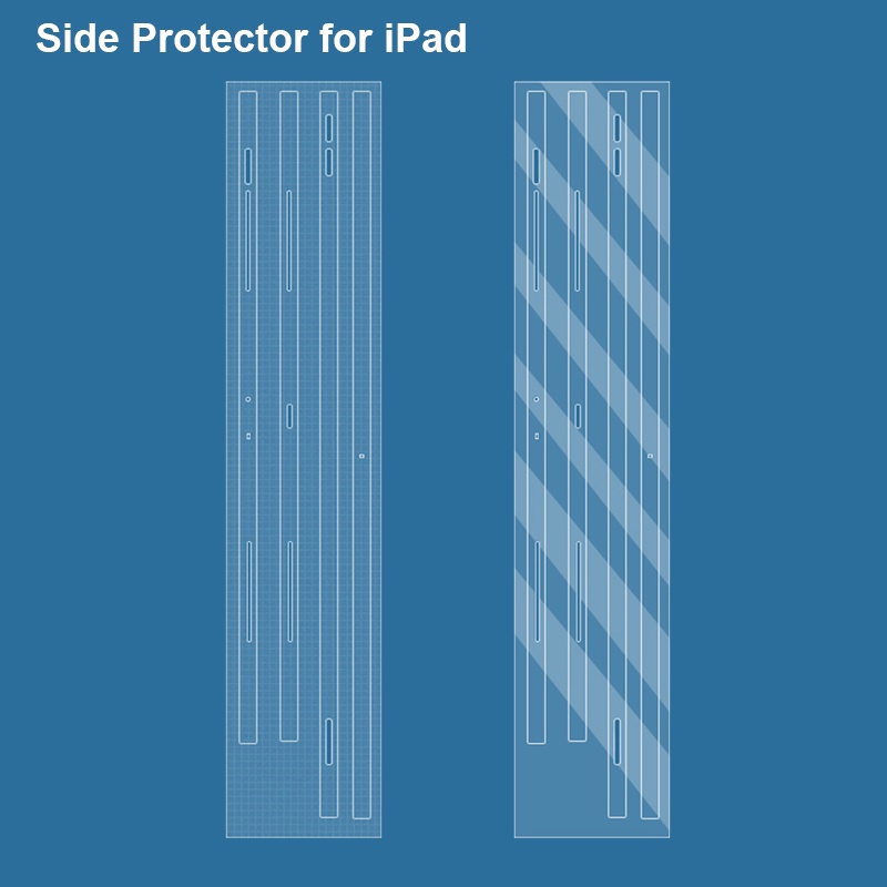 適用於 iPad Pro 2022 2021 2020 2018 Air 4 5 Mini 6 純色貼花皮膚邊框保護膜保
