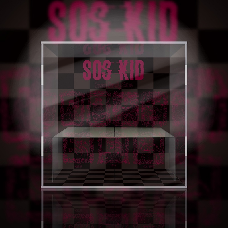 （請下標宅配）SOS KID 災難小孩系列 三代七宗罪 潮玩 盲盒專用展示盒