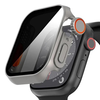 升級為 Ultra 隱私鋼化玻璃屏幕保護膜兼容 Apple watch 系列 9 8 7 6 5 4 3 i 手錶 45