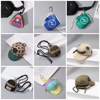 棒球帽適用於Airpodspro2藍牙耳機包/殼復古airpods2保護套airpods3耳機包吊飾
