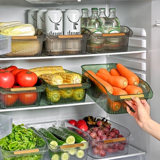 居家家 帶提手冰箱收納盒 食品級保鮮盒 專用廚房蔬菜水果分裝整理神器 冰箱收納 餃子雞蛋盒 小紅書爆款收納