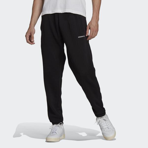 Adidas Trefoil C Pants HC7132 男 運動長褲 休閒 舒適 刷毛 國際版 中腰 彈性 黑