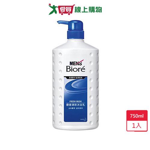 蜜妮MEN'S Biore男性專用麝香清新沐浴乳750ml【愛買】