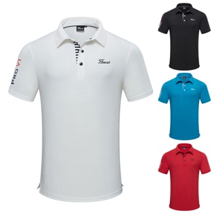 [Titleist]高爾夫球衣服男透氣速乾T恤上衣戶外運動polo衫休閒golf球服球衣b