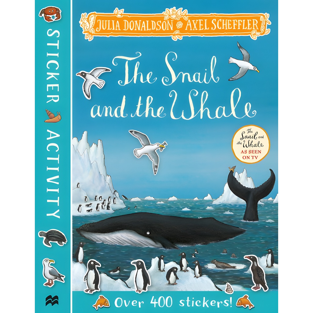 The Snail and the Whale Sticker Book/Julia Donaldson【禮筑外文書店】