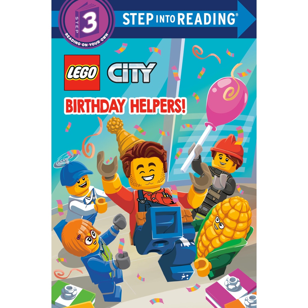 Birthday Helpers! (Lego City)/Steve Foxe Step into Reading 【三民網路書店】