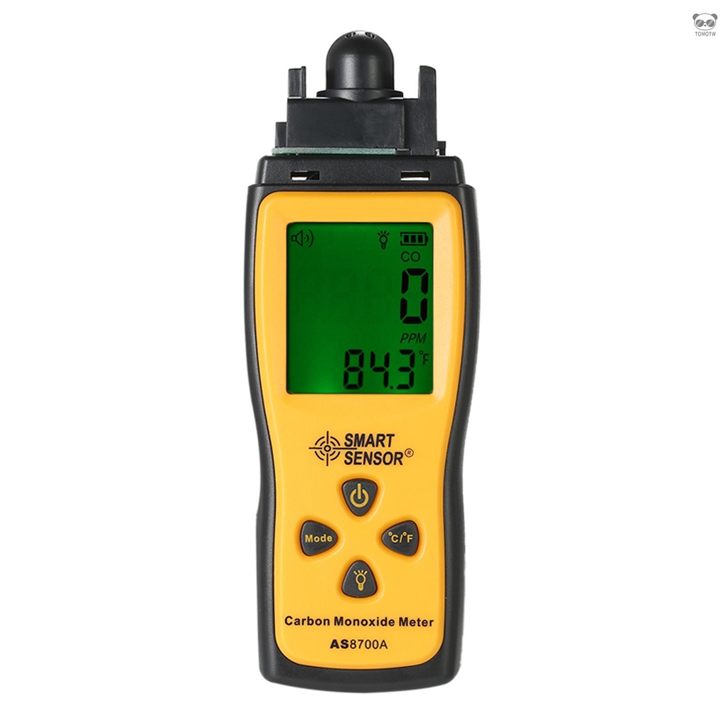 希瑪一氧化碳檢測儀 有毒氣體CO氣體檢測儀 帶LCD屏顯 聲光報警 AS8700A 不帶電池出貨