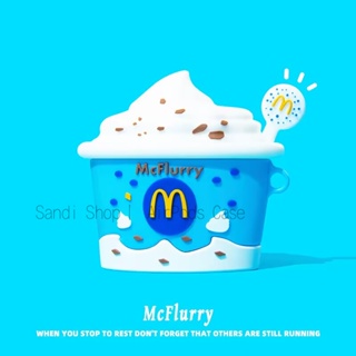 Creative Mcflurry 冰淇淋 AirPods 保護套適用於 AirPods 1/2/3/Pro Pro2