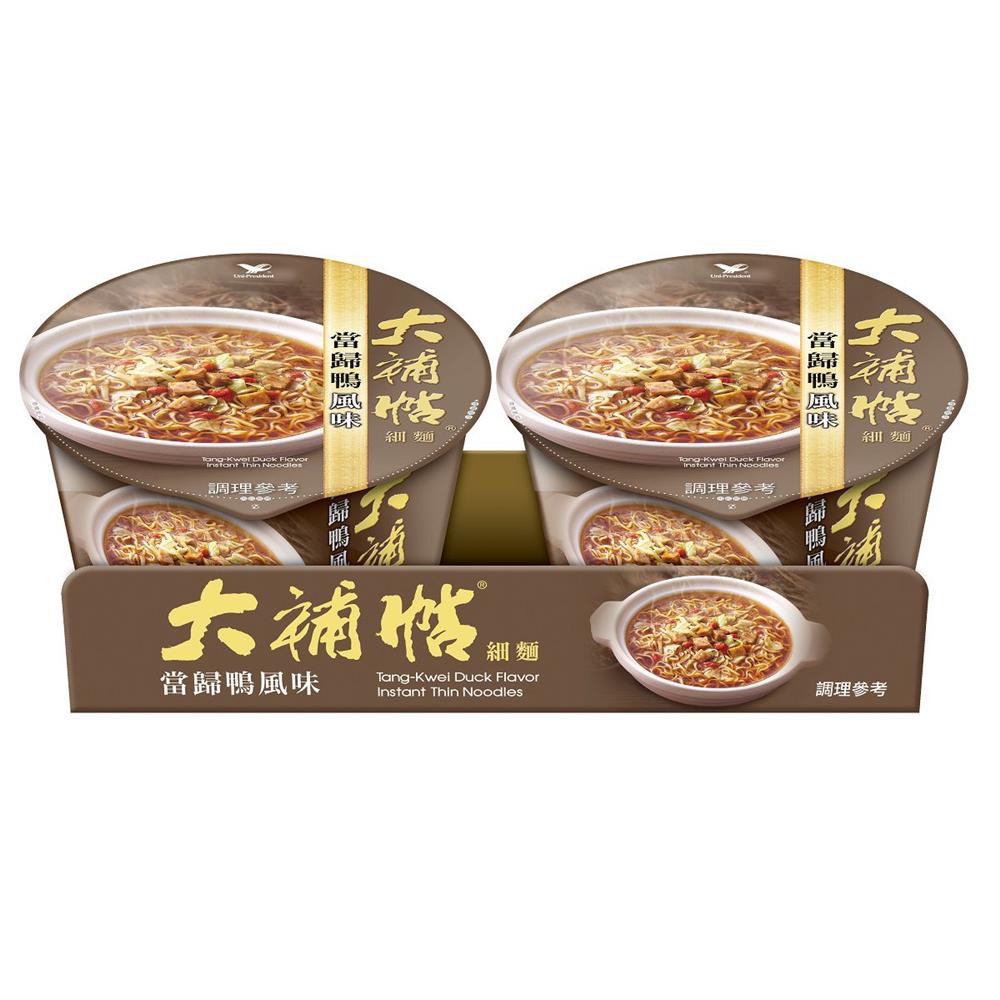 大補帖當歸鴨風味細麵（二合一）碗x6入