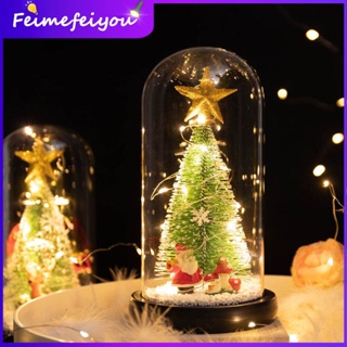聖誕包裝聖誕樹裝飾 2024 年創意物品帶童話 Led 燈裝飾聖誕檯燈夜光裝飾品 AAA 電池供電
