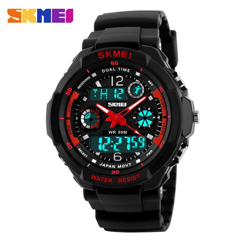 Skmei 0931 兒童防震防水手錶戶外數字男孩運動兒童電子手錶 1060 Relojes infantiles