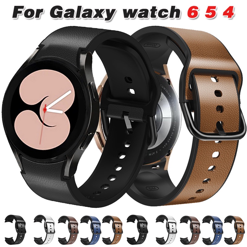 官方矽膠錶帶替換手鍊適用於三星 Galaxy Watch 6 43mm47mm watch5 40mm 44mm Gal