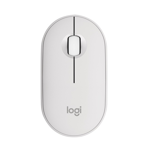 Logitech 羅技 M350s 鵝卵石 無線滑鼠 珍珠白