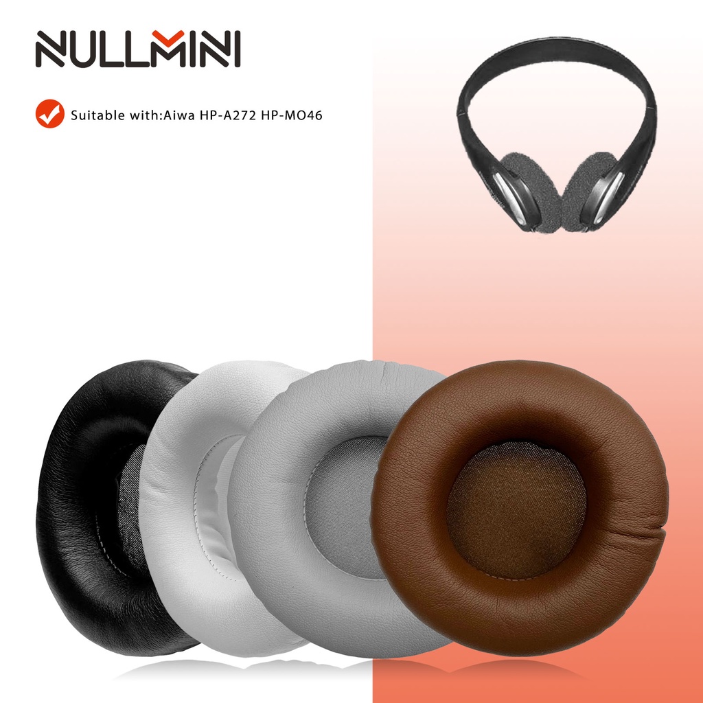 Nullmini 替換耳墊適用於 Aiwa HP-A272、MO46 耳機耳墊耳罩套耳機