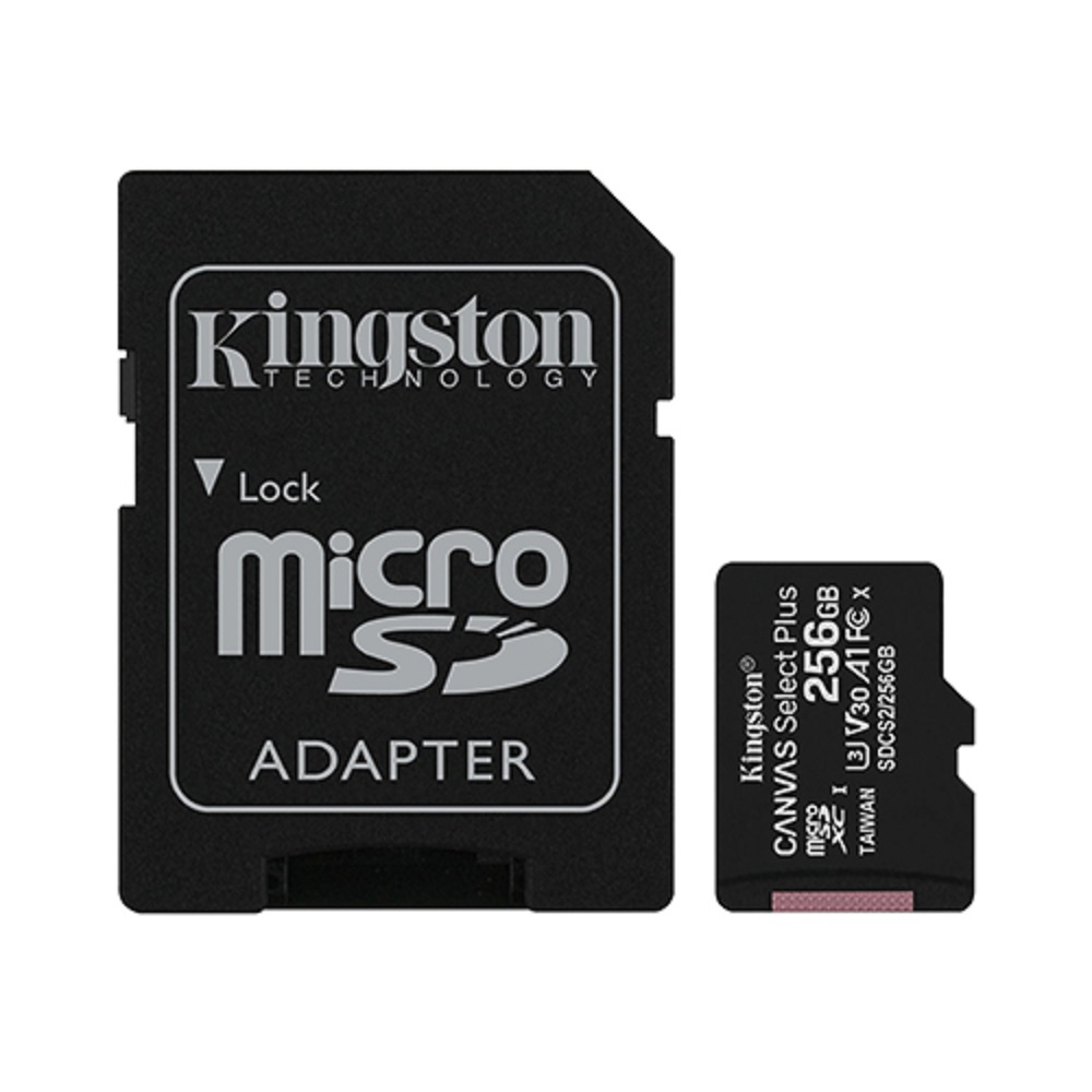 【Kingston 金士頓】Canvas Select Plus microSD 256GB 記憶卡