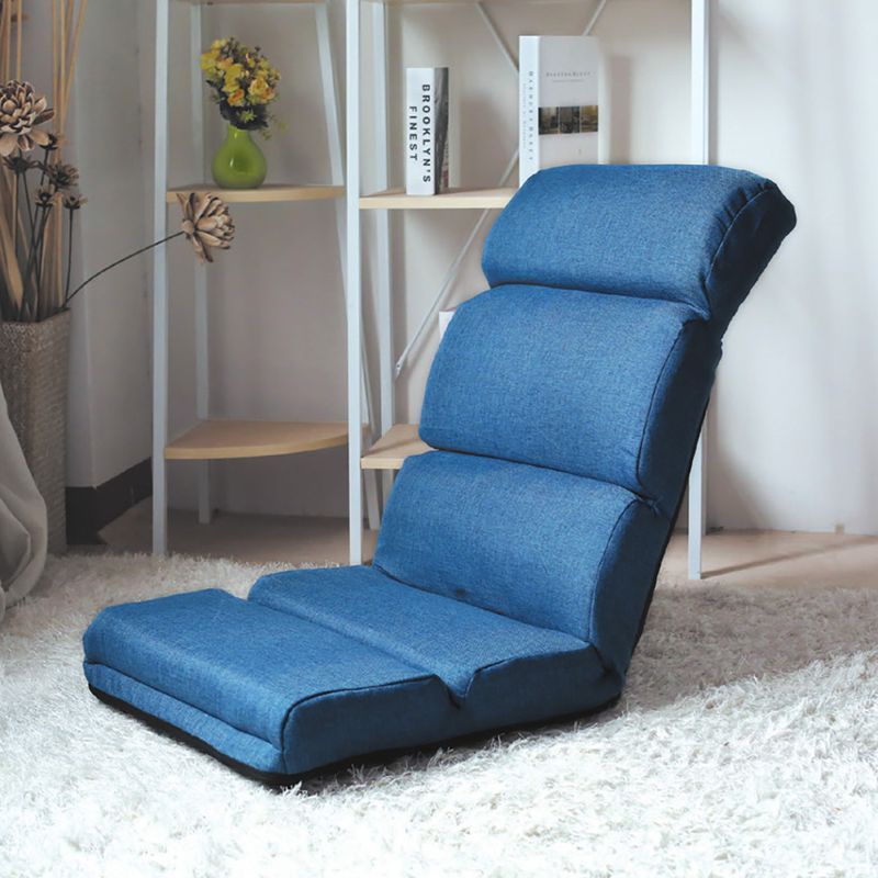 【CB423-2962095】藍色舒適五段和室椅(東部及桃園以南請另詢運費)