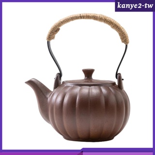 [KY] 帶蓋中式陶瓷茶壺(13. 帶防燙繩柄燒烤用