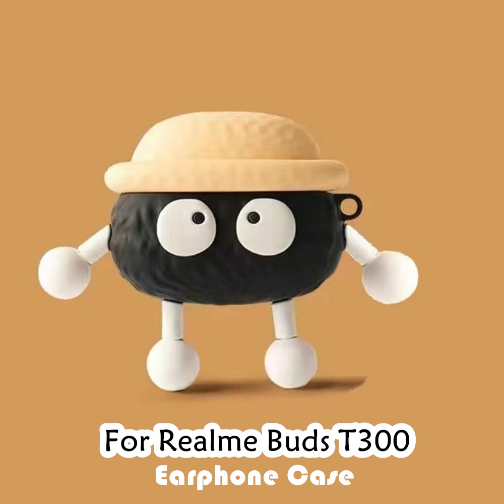 【快速發貨】適用於 Realme Buds T300 保護套搞笑卡通造型軟矽膠耳機套保護套 NO.1