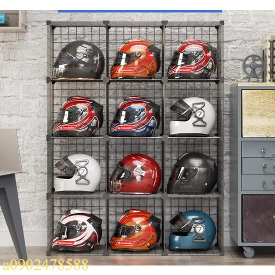 家用展示架頭盔架子 放置架收納櫃 摩托車電動車安全帽架置物架