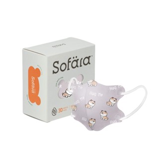 【Sofara舒芙氧】迷你幼立體空氣口罩-肥肥阿柴（30入/盒）（1-3歲）