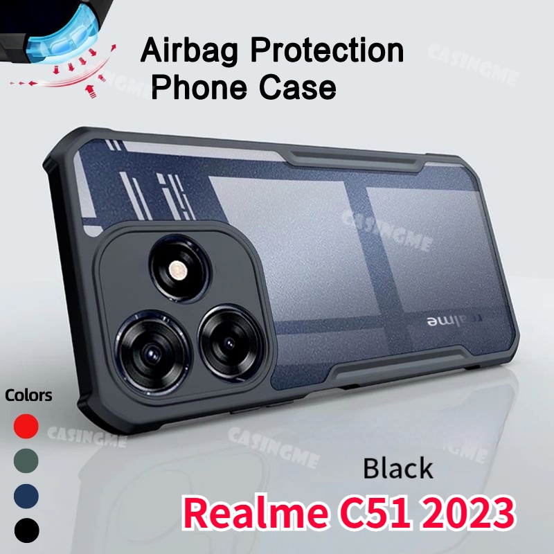 Realme C51 2023 安全氣囊透明外殼適用於 Realme C51 C51 C 51 51 51C Realm