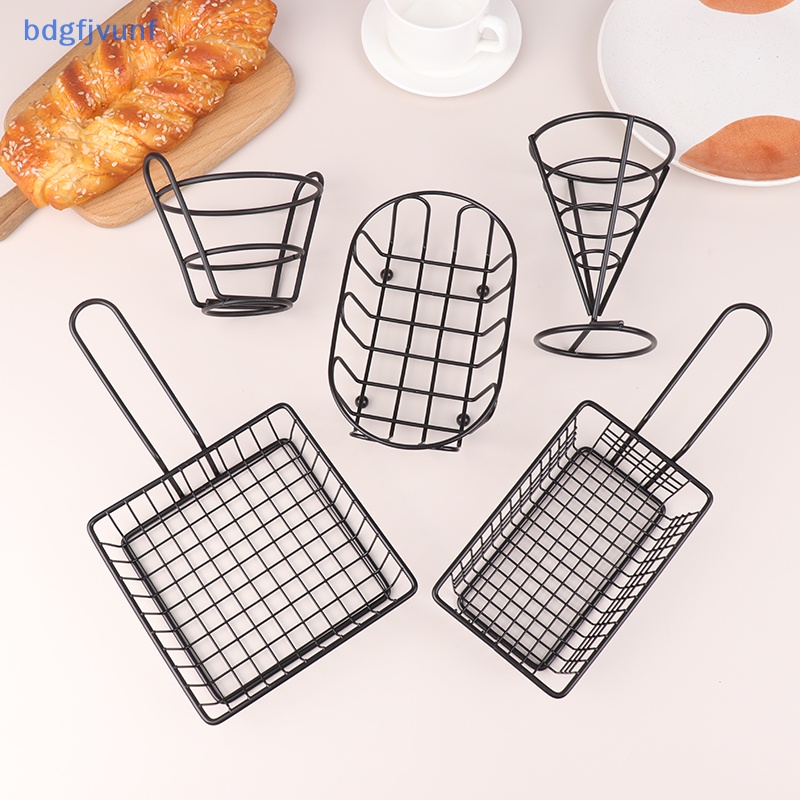 Bdgf 1 件迷你法式油炸鍋籃網網薯條芯片廚房工具不銹鋼油炸鍋家用炸薯條籃 TW