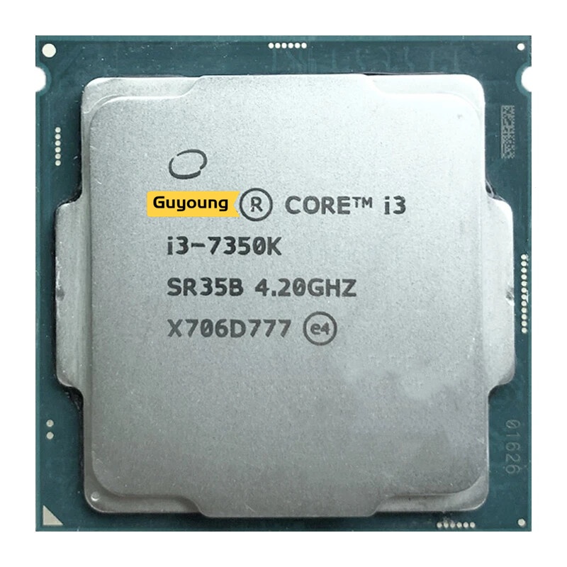 YZX Core i3 7350K i3-7350K 4.2 GHz雙芯CPU處理器使用4M 60W LGA 1151