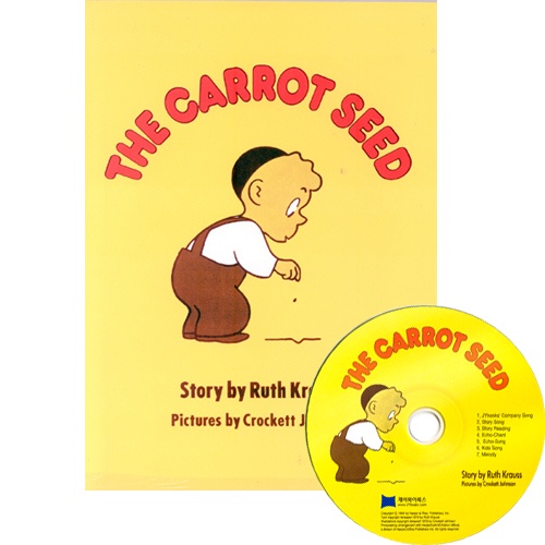 The Carrot Seed (1平裝+1CD)(韓國JY Books版) 廖彩杏老師推薦有聲書第2年第4週/Ruth Krauss【三民網路書店】