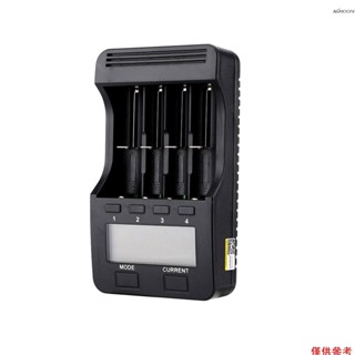 (mihappyfly)Lii-500 電池充電器智慧充電器帶 4 個電池槽 LCD 顯示屏,適用於鎳氫鎳鎘鋰離子可充電