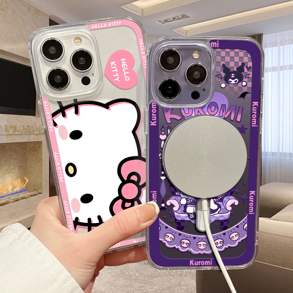卡通 Kuromi Melody Hello Kitty Kirby BAPE 蜘蛛俠一件式手機殼 Iphone 15