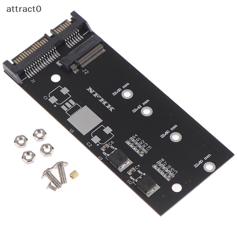 Attact B+m key sata m.2 ngff ssd轉sata 3升m.2轉sata轉接擴展卡TW