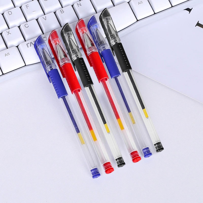 中性筆水筆0.5mm 子彈頭黑色水筆學生辦公簽字筆辦公文具