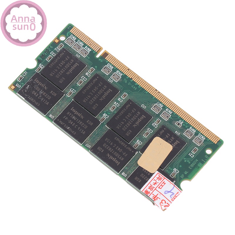 Annasun 1GB DDR1 筆記本電腦內存 Ram SO-DIMM 200PIN DDR333 PC 2700 3