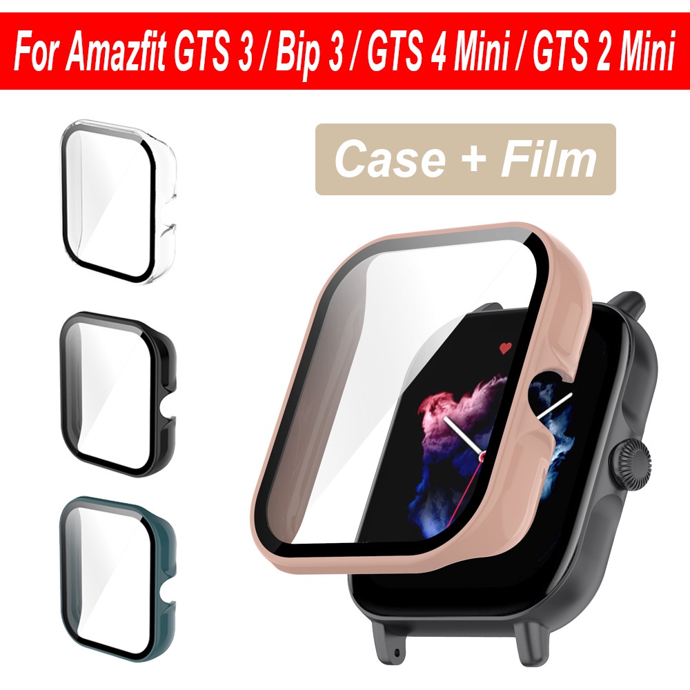 適用於 華米 Amazfit GTS 4 Mini 保護殼 殼膜一體 Bip3 Pro GTS3 全包殼 mini