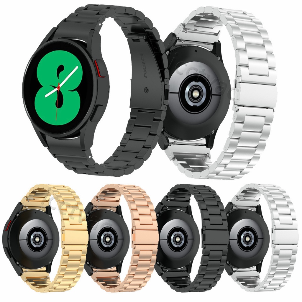 【現貨】三株金屬錶帶 三星Galaxy watch 6 Classic 不鏽鋼錶帶 watch 4 5 Pro 快拆錶帶