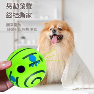 🔥【Pet Rolling】🔥滾動自發聲魔音球 發聲球 寵物玩具球 磨牙訓練球寵物玩具 小中大型犬 互動解悶耐咬球