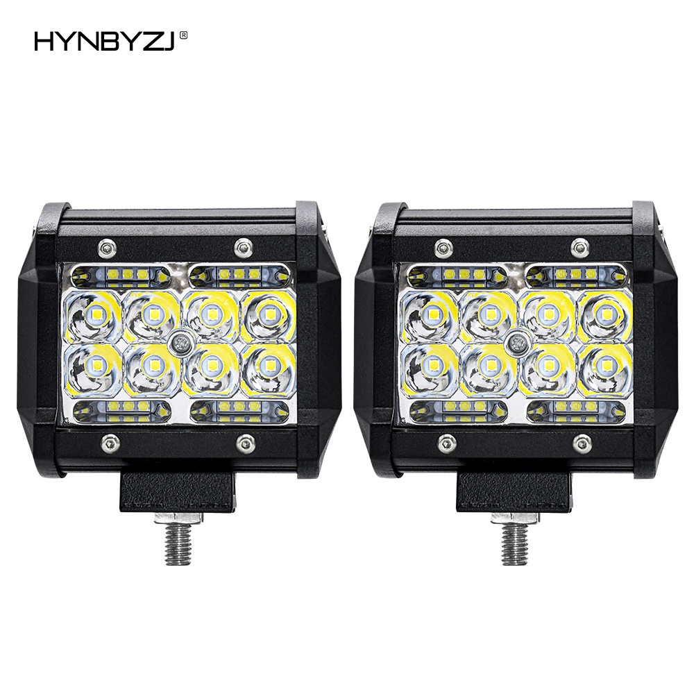 JEEP Hynbyzj 120W 4 英寸 4x4 越野 Led 燈條 12V 霧運行 Led 工作燈 3 種模式記憶