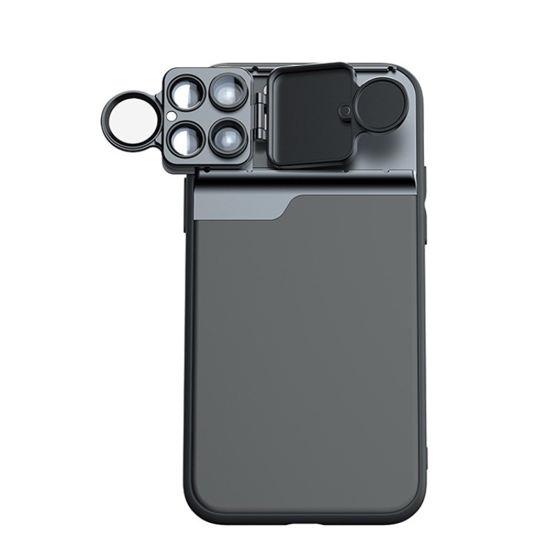 Iboolo 適用於 iPhone 15/14/13 系列廣角長焦 CPL 6 合 1 手機鏡頭
