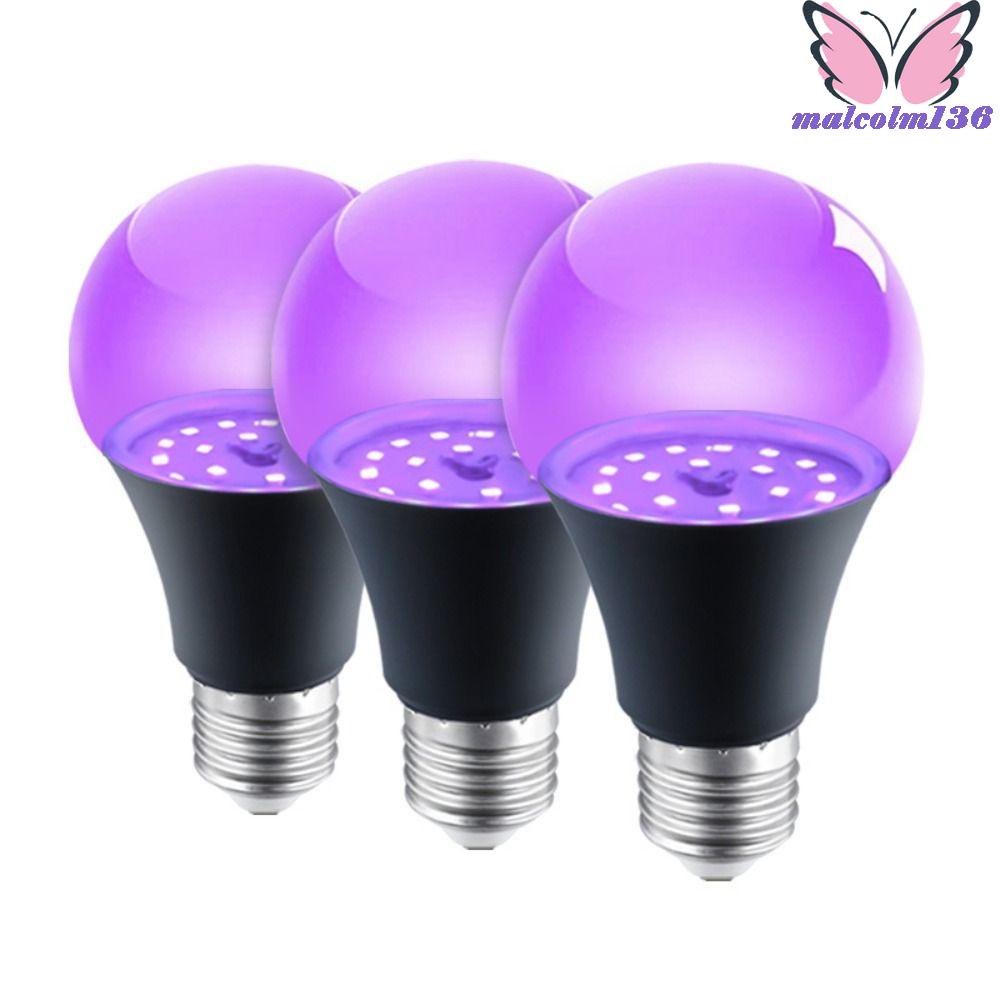 MALCOLM紫外線紫色燈泡,10W85-265VE26/E27螺旋紫色黑色燈泡,360發光鋁