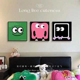 CC❤Home ins客廳裝飾畫餐廳客廳組合牆壁掛畫卡通臥室床頭櫃擺畫